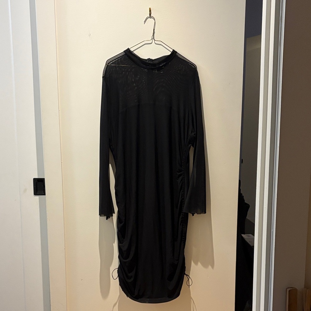 NaNa Black Long Sleeve Dress